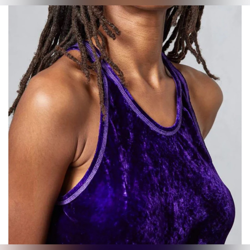 Raquel Allegra
Perfect Bias Tank
Purple Velvet Tank Top